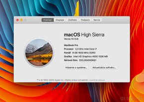 MacBook Pro 15", i7 2,3 GHz, 4-jadrový, NOVÁ BATÉRIA - 7
