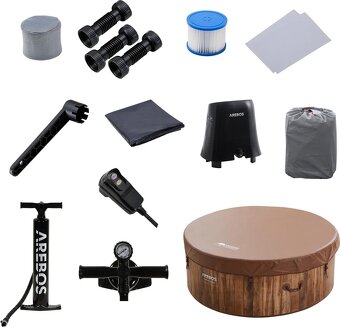 AREBOS nafukovacia vírivka, In & Outdoor, 7 osôb - 7