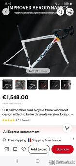 Najľahší tarmac sl8 6,45kg - 7