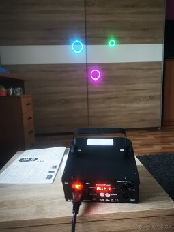 Laser animačný na diaľkové ovládanie, RGB plnofarebný - 7