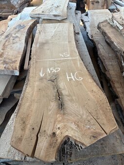 Vysušené orechové fošne, orech, 52 a 60 mm - 7