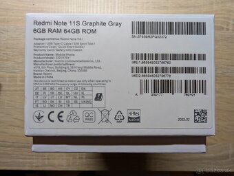 Xiaomi Redmi Note 11S 6GB/64GB 108 Mpx + nabíjačka - 7