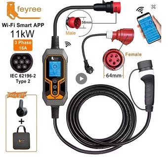Nabíjacia stanica wallbox 11kw type2 - 7