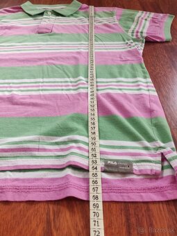 Fila Academy polo triko – pruhované, velikost L - 7