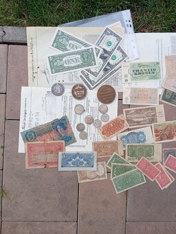 Veľká sada: bankovky,  Staré peniaze. - 7