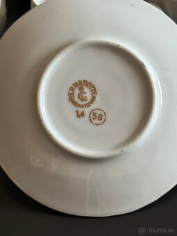 Porcelánová sada šálok zn. Bernadotte - 7