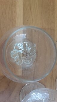 Sklenené sady - poháre, misy - 7