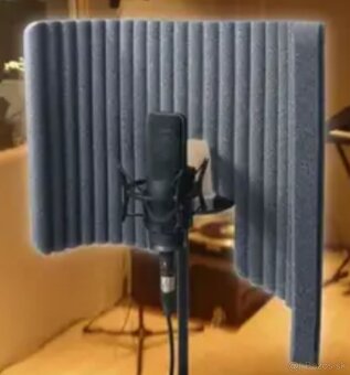 Akustický paravan pro nahrávání + Pop filter - 7