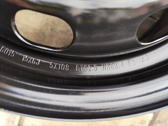 5x108 r15 plechové disky Ford Focus, C-Max, Ford Connect - 7