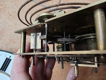 Starožitny hodinový stroj spolkový č2. - 7