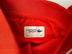 Nová pánska,kvalitná polo košeľa LACOSTE - veľkosť S - 7