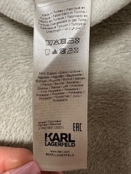 Biela mikina zn. Karl Lagerfeld originál - 7