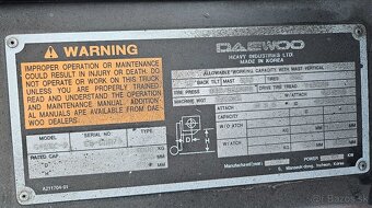 ZNÍŽENÁ CENA - Daewoo Doosan G40SC-2 - 7