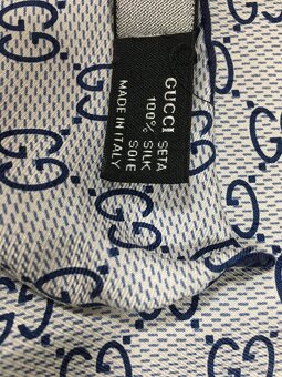 GUCCI originál satka 100%hodvab made in italy - 7
