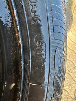 Predám disky + pneumatiky na Ciroen Xsara - 4 ks - 7
