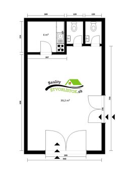 PRENÁJOM OBCHODNÝ / PRIESTOR 50m2 - 7