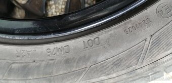 čierne R16" ŠKODA 5x100 Fabia pneu 215/45 R16 Dunlop - 7