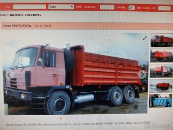 Tatra 815,T2,S3,6x6,TP,ŠPZ,12t, - 7