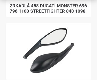 Zrkadlá Ducati Monster 796,696,1100 - 7