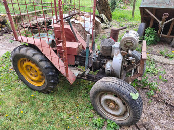 Malotraktor opraviteľný + vlečka - 7