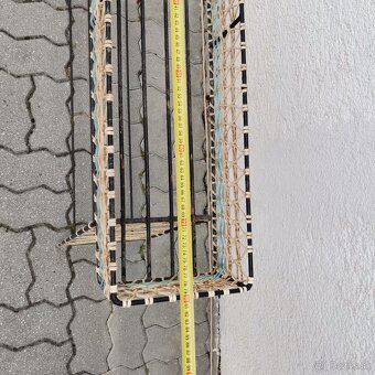 Velky Retro kovovy stojan na kvety vintage - 7