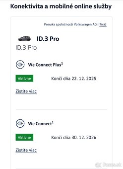 Predám VW ID.3 PRO 58kWh, r.v. 2022 - 7