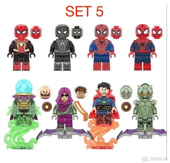 Figúrky Superhrdinovia (8ks) typ lego 2 - nové - 7