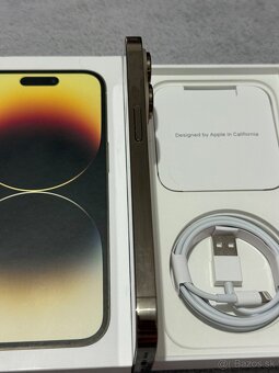 Predám Apple iPhone 14 PRO 256GB Gold Stav Nového Telefónu - 7