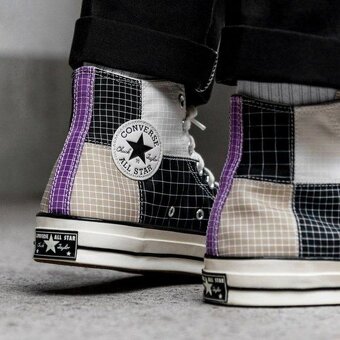 2 pary vysokych tenisiek Converse 42.5 (27.5cm) RIPSTOP - 7