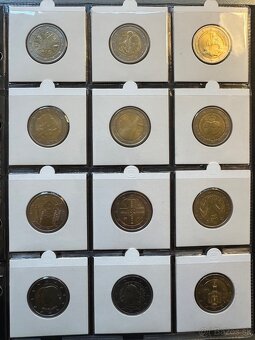 Zbierka 200 ks pamatných 2EUR mincí 2004-2015 komplet. - 7