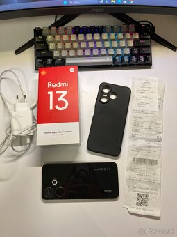 Xiaomi redmi 13 Black 8 GB RÁM - 7