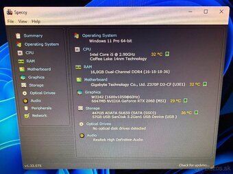Herný PC (I5 9400F,RTX 2060 6GB,16GB DDR4,480GB SSD,W11) - 7