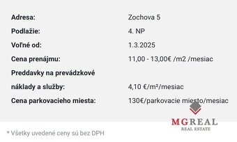 Reprezentatívne kancelárske priestory 117,5m2, Zochova ul., - 7