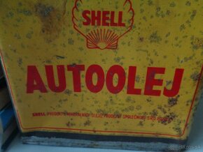 Shell -cca 1930 plechovica od oleja. - 7