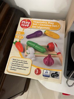 Detska drevena kuchynka s prislusenstvom - 7