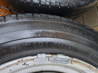 Dodavkové "plechače" 5x108 R15 + Letné pneu 195/70 R15C - 7