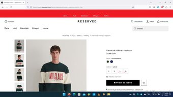 Mikina Santa Claus, Mikina Športová, Košeľa Keprová - 7