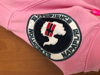 NAPAPIJRI originál baby pink damske tricko S - 7