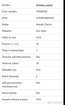 NORDLUX #NOTTI stolová lampa - 7