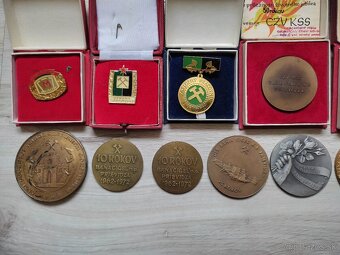 20 ks banícke odznaky vyznamenania medaile - 7