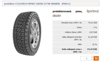 Terénne pneu Vraník 185/60R14 - 7