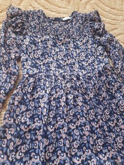 Krásne dievčenské šaty,  veľkosť 140 - 7