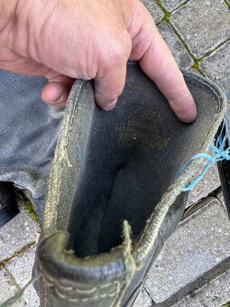 Vojenské sovietske čižmy - kirzové - 7