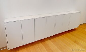 Predám IKEA EKET – 4ks, biela, 70x35x70 cm, vrátane koľaj. - 7