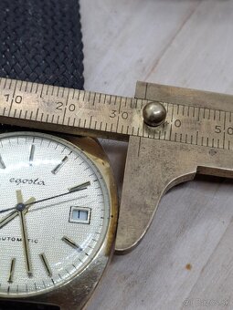 Predám funkčné pánske náramkové hodinky EGOSTA Automatic - 7