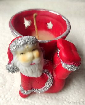 Vianočná dekorácia na sviečku a iné - 7