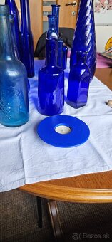 Modre dekoracne flase - 7