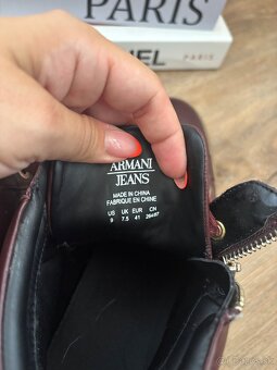 Armani Jeans pánske kožené tenisky veľ.41 - 7