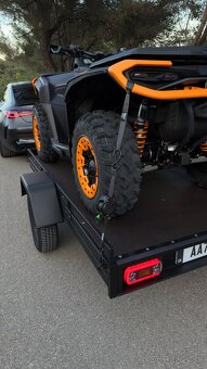 Predám nový vyklápací prívesný vozík na štvorkolku,Canam - 7