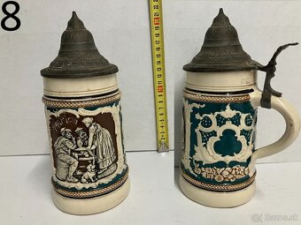 Staré pivové krígle slovenské české nemecké - 7